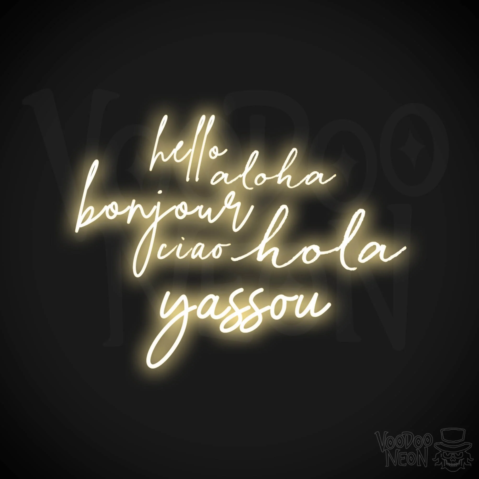 Hello Aloha Bonjour Hola Ciao Yassou - Image 3